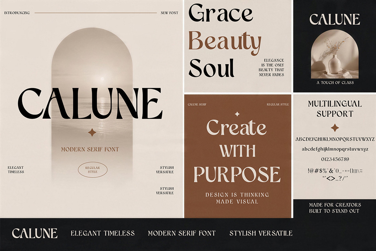 CALUNE, a Serif Font by Pitchlook.Studio (Photo 2 of 5)