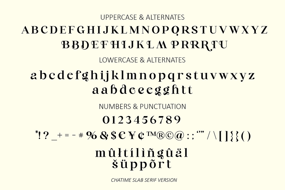 chatime - a bold ligature font, a Serif Font by NYDESIGN (Photo 10 of 11)