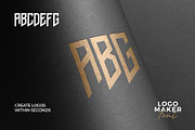 Logo maker font., a Symbol Font by lettett (Thumbnail 5 of 6)