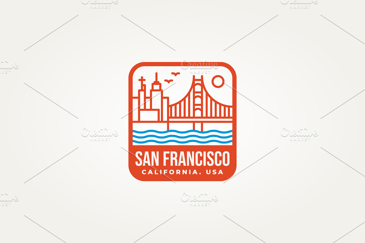 City San Francisco logo design, a Branding & Logo Template by Blazybone