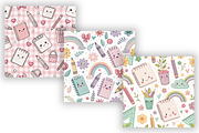Cute Back to School Digital Paper, a Pattern Graphic by FloridPrintables (Thumbnail 3 of 10)