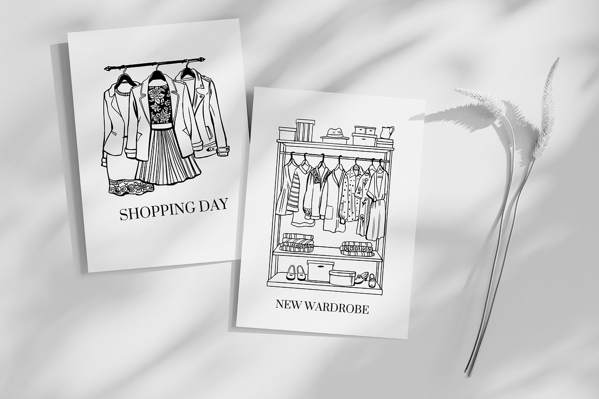 Fashion Store, a Person Illustration by MitrushovaArt (Photo 6 of 14)