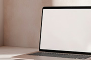 Laptop Screen Mockup with Warm Natur, a Wearable Device Mockup by Mego-studio (Thumbnail 2 of 4)