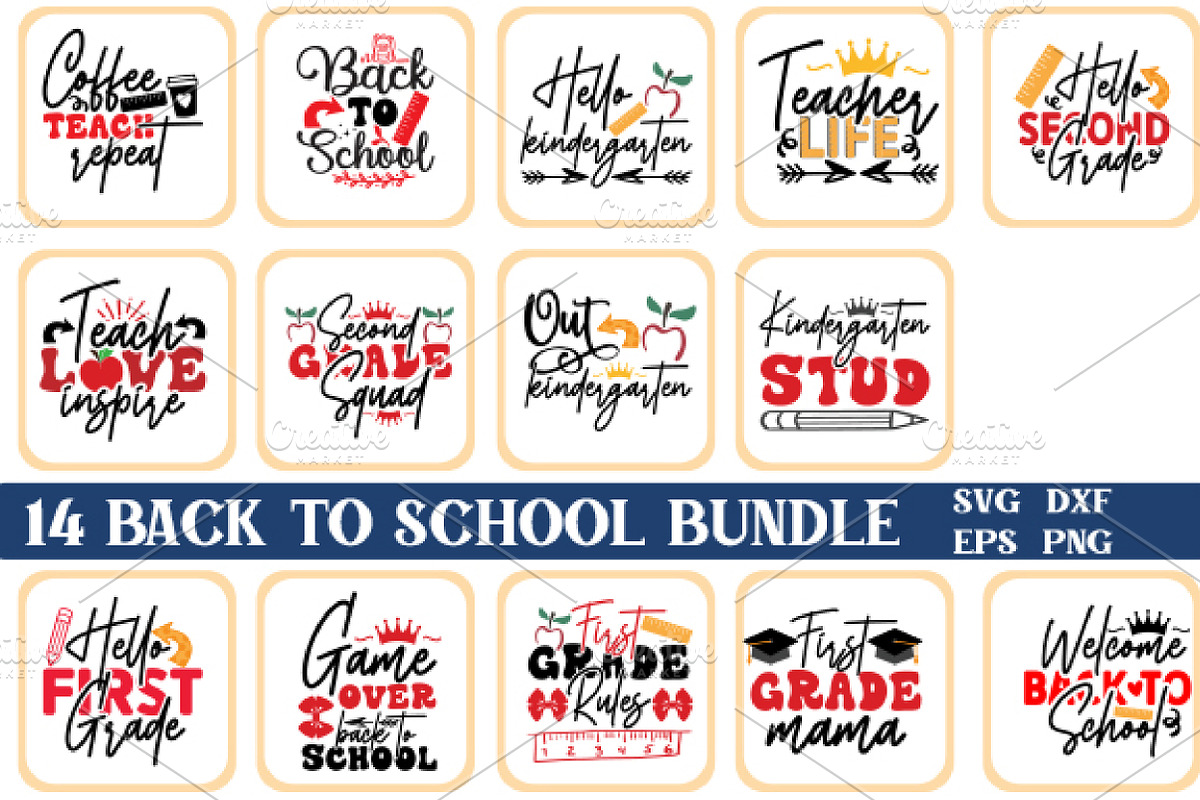 School SVG Bundle, school Bundle