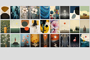 Various styles of abstract paintings, a Pattern Graphic by Muzi pear studio (Thumbnail 9 of 12)