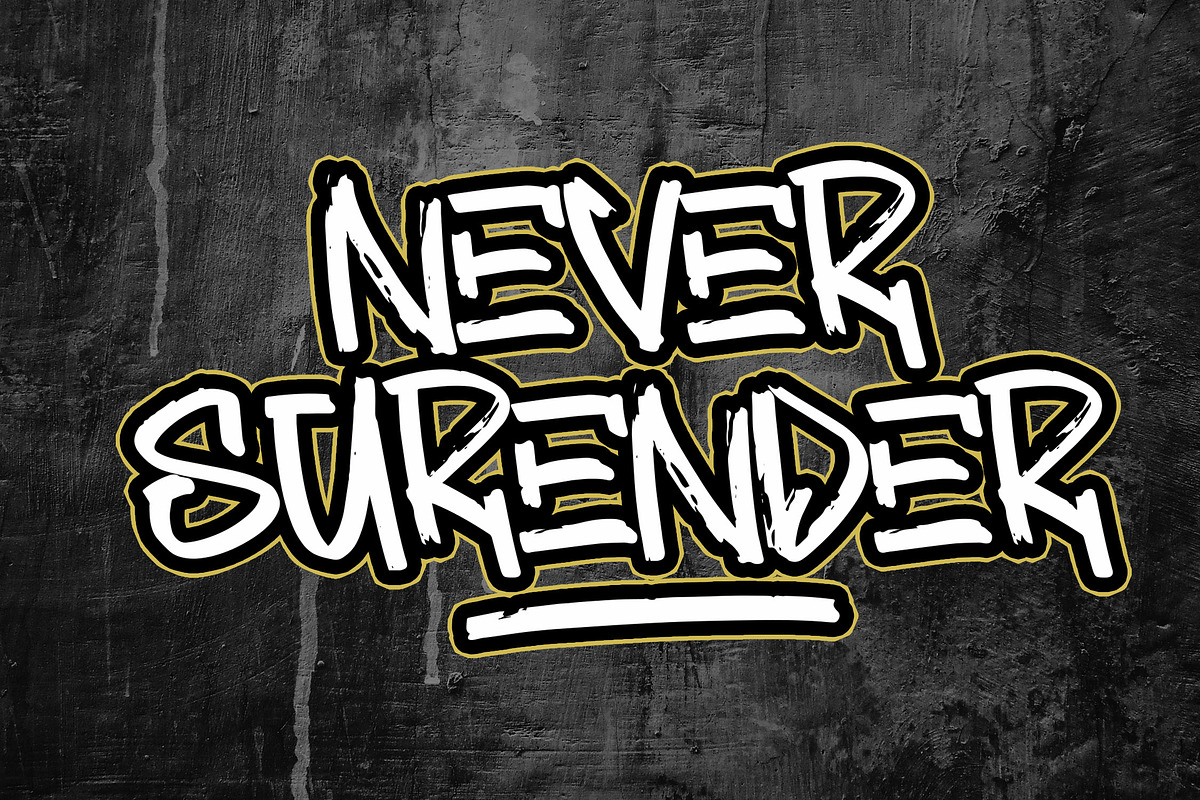 MAYORA Rough Brush Font, a Handwritten Font by NTC Graphic (Photo 6 of 8)