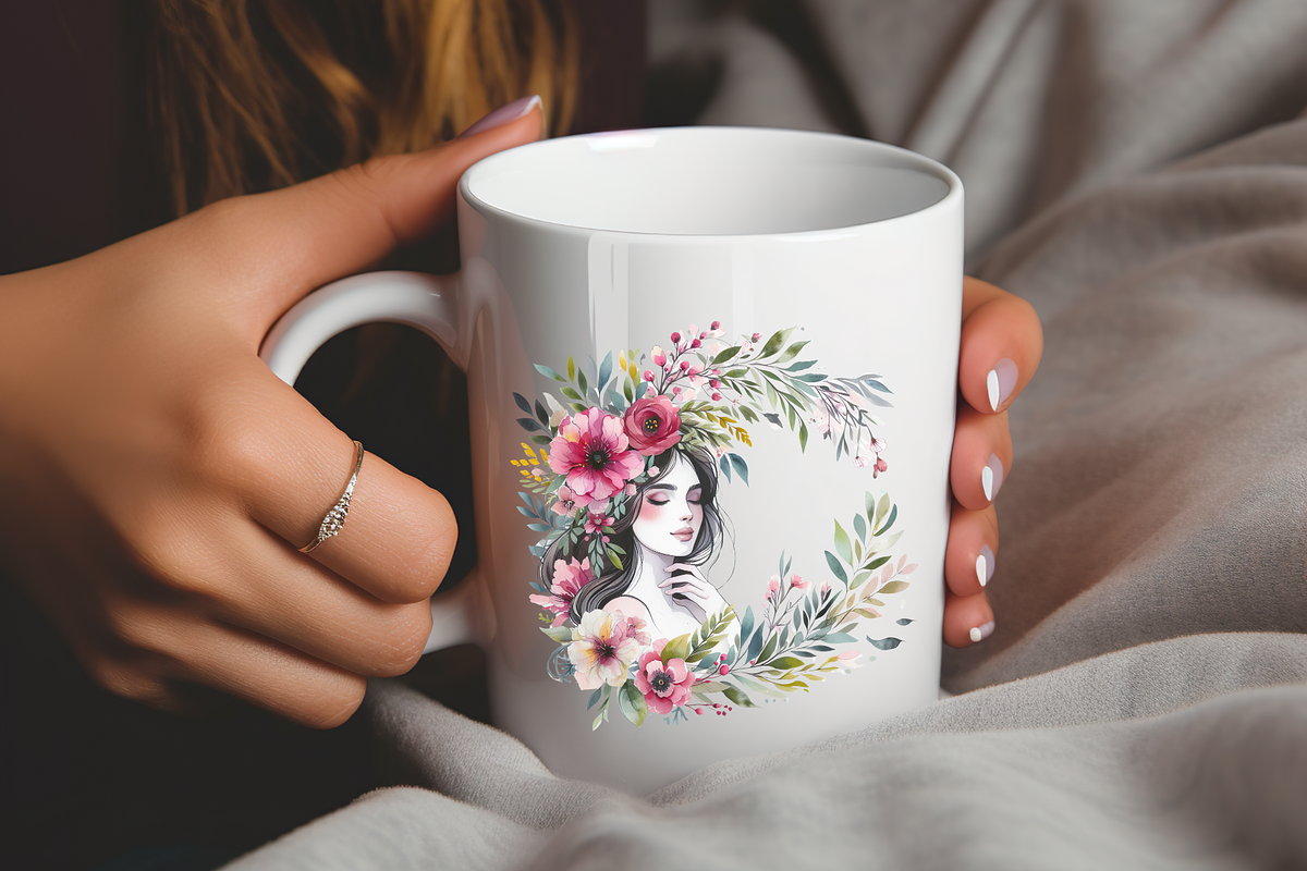 Spring Blossom Floral Women Bundle, a Person Illustration by Bubble Pixel (Photo 5 of 6)