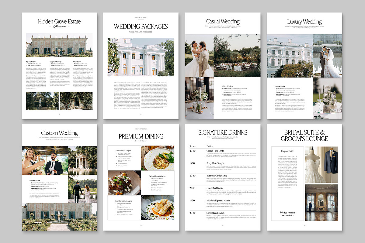 Digital Wedding Venue Brochure, a Brochure Template by BrandPacks (Photo 3 of 6)