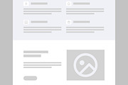 Landing Page Wireframe Template, a Landing Page Template by ContestDesign (Thumbnail 4 of 6)