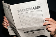 Newspaper Hard Flash Mockups, a Books & Magazine Mockup by Luuqas Design (Thumbnail 1 of 4)