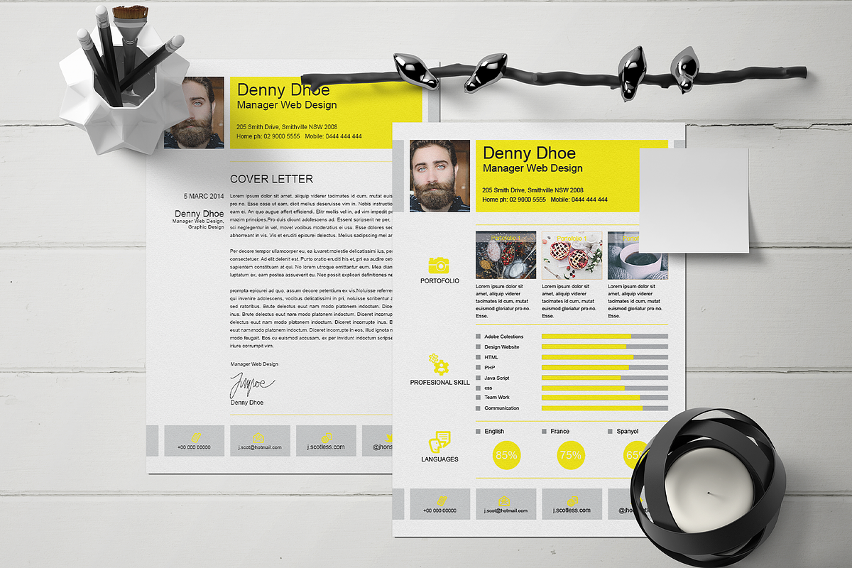 Resume Part III, a Resume Template by jorse (Photo 1 of 4)