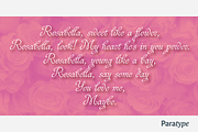Rosabella, a Script Font by Paratype (Thumbnail 2 of 5)