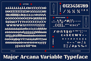 MAJOR ARCANA - Display Variable Type, a Serif Font by Artflorara (Thumbnail 20 of 21)