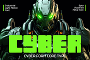 Blockron Industrial Tech Font, a Font by PutraCetol Studio (Thumbnail 2 of 5)