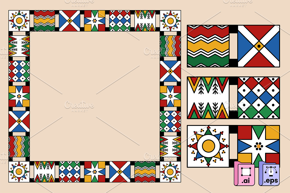 Al-Qatt Al-Asiri Pattern Brush, a Brush Add-On by MISS CHATZ (Photo 2 of 3)