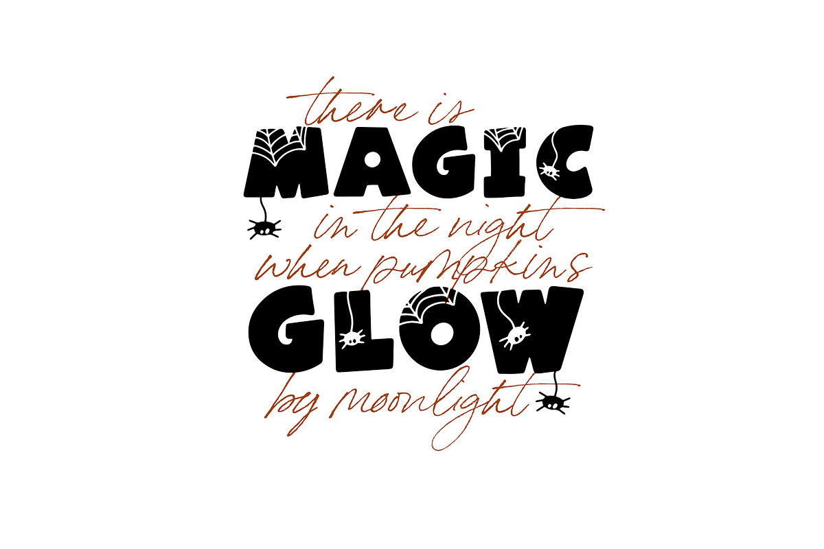 Spooky | Fun Halloween Font, a Font by KA Designs (Photo 7 of 10)