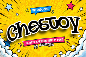 Chestoy – Fun & Friendly Slab Serif, a Slab Serif Font by Jadatype.id