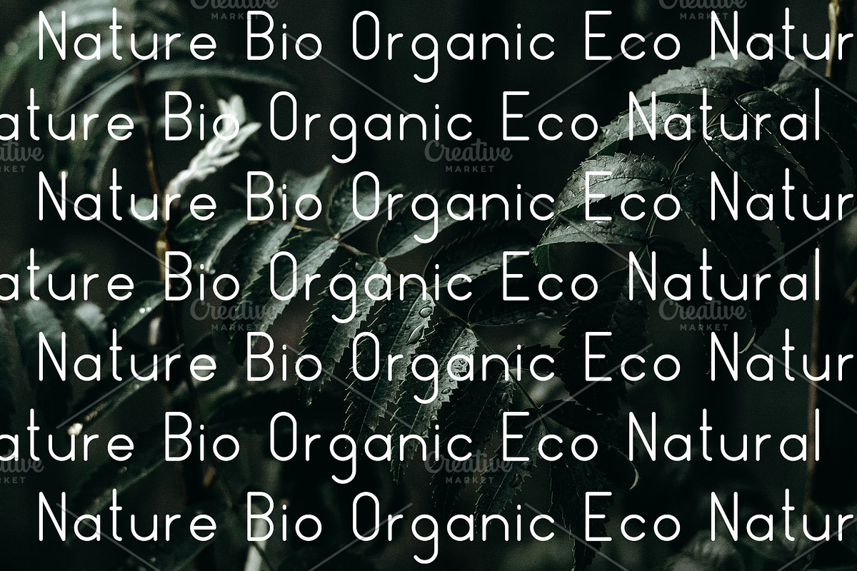 Naturaling Display Font preview 6