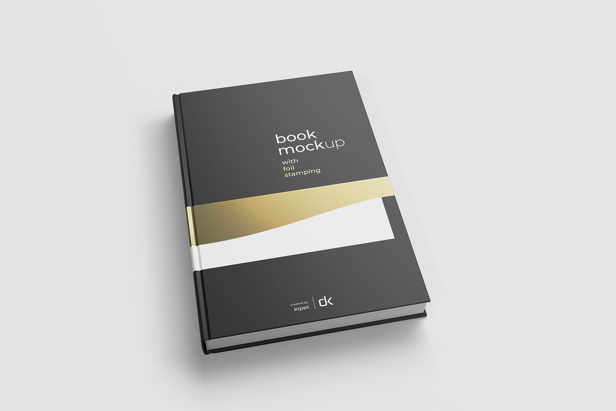 Hardcover Book Mockup, a Print Template by KIPET (Photo 2 of 15)