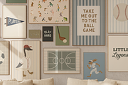 100 Retro Sports Kids Prints Bundle, a Graphic by Malunio (Thumbnail 1 of 4)
