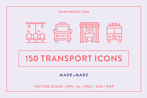 Transport Line Icons