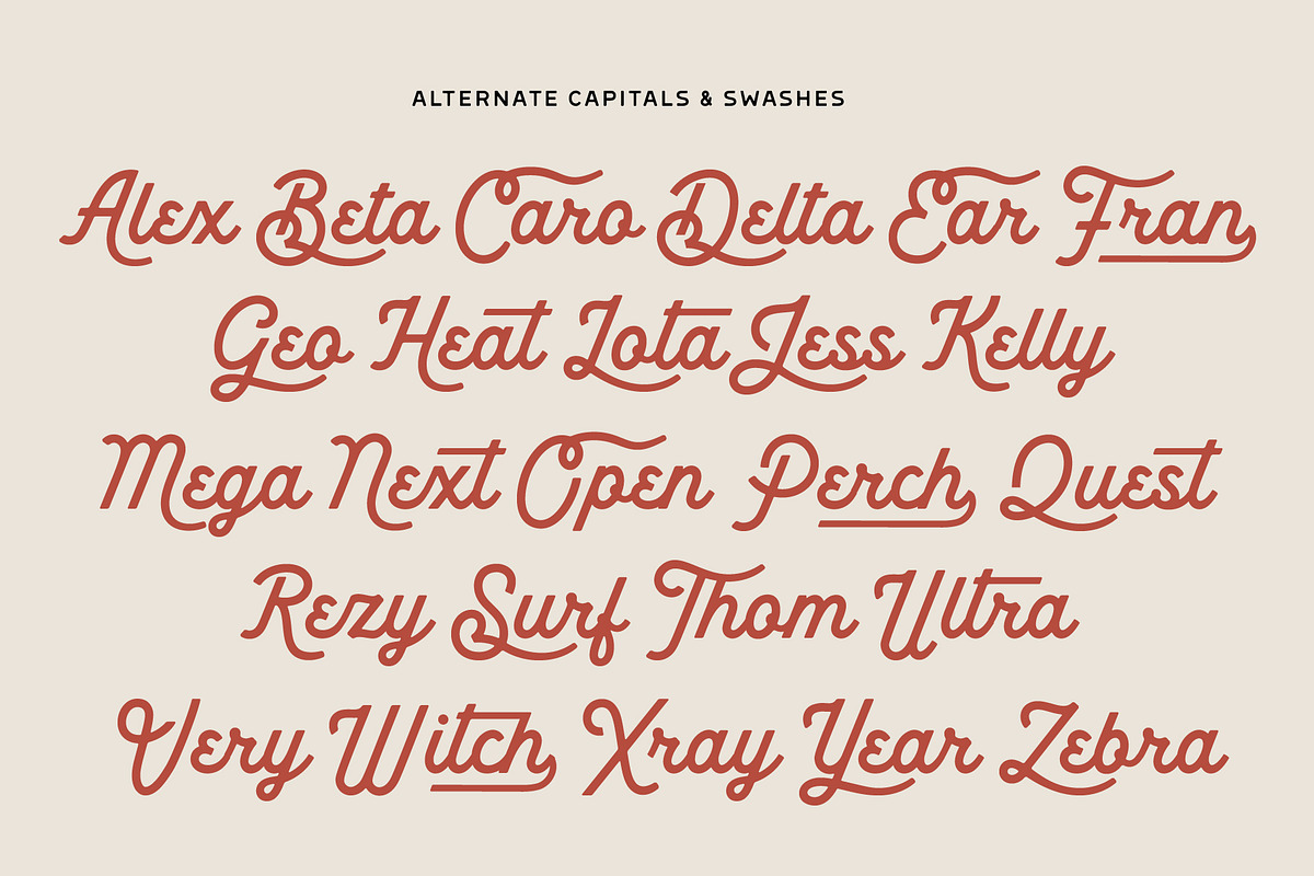 Sandport Font Collection, a Script Font by DISTRICT 62 STUDIO (Photo 13 of 14)