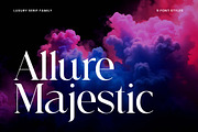 Allure Majestic Serif Family Font, a Serif Font by UICreative (Thumbnail 1 of 12)