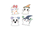 Retro Groovy Baby Ghost, a Seasonal Illustration by Sense Library (Thumbnail 6 of 9)