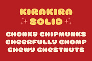 KiraKira - Playful Sparkly Typeface, a Sans Serif Font by Dina Mae (Thumbnail 11 of 14)