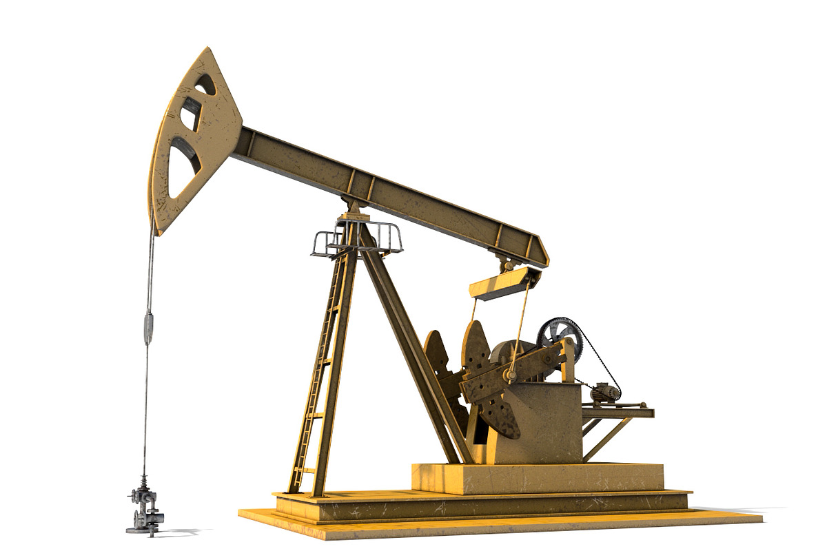 Oil Pump Jack, an Object 3D Model by Tedi Permana (Photo 1 of 13)