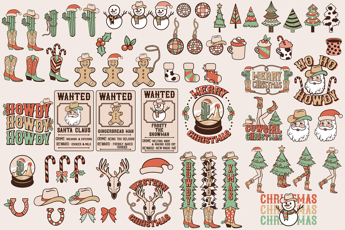 Western Christmas Collection 65 SVG, an Object Graphic by TatianaCociorva (Photo 1 of 9)