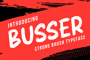 Busser a Dirtybrush Font, a Script Font by Garisman Std (Thumbnail 1 of 12)
