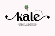 Kale - Sweet Cute Handwritten Font, a Handwritten Font by Airotype (Thumbnail 1 of 9)