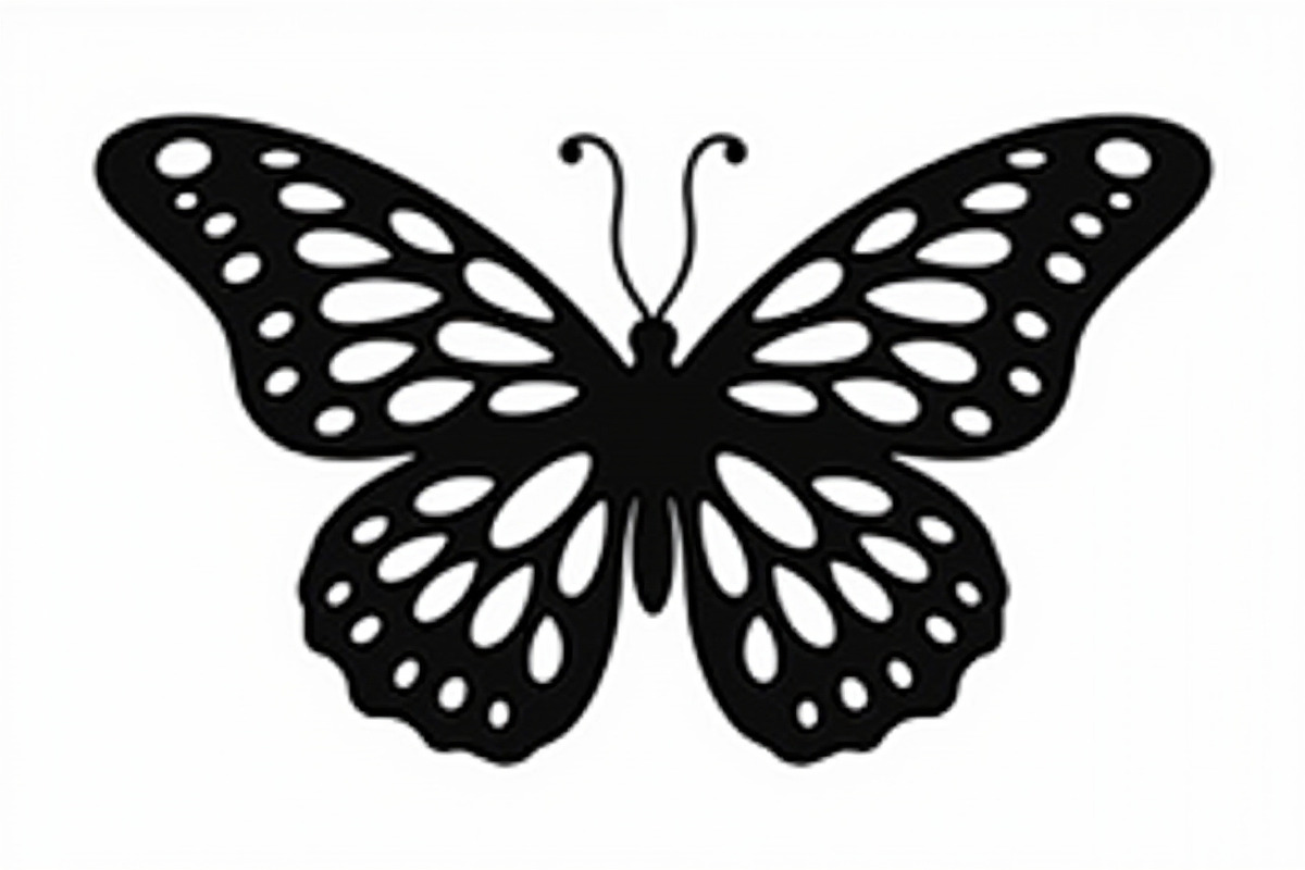 butterfly laser cut design, an Illustration by Designer_Momina (Photo 4 of 13)