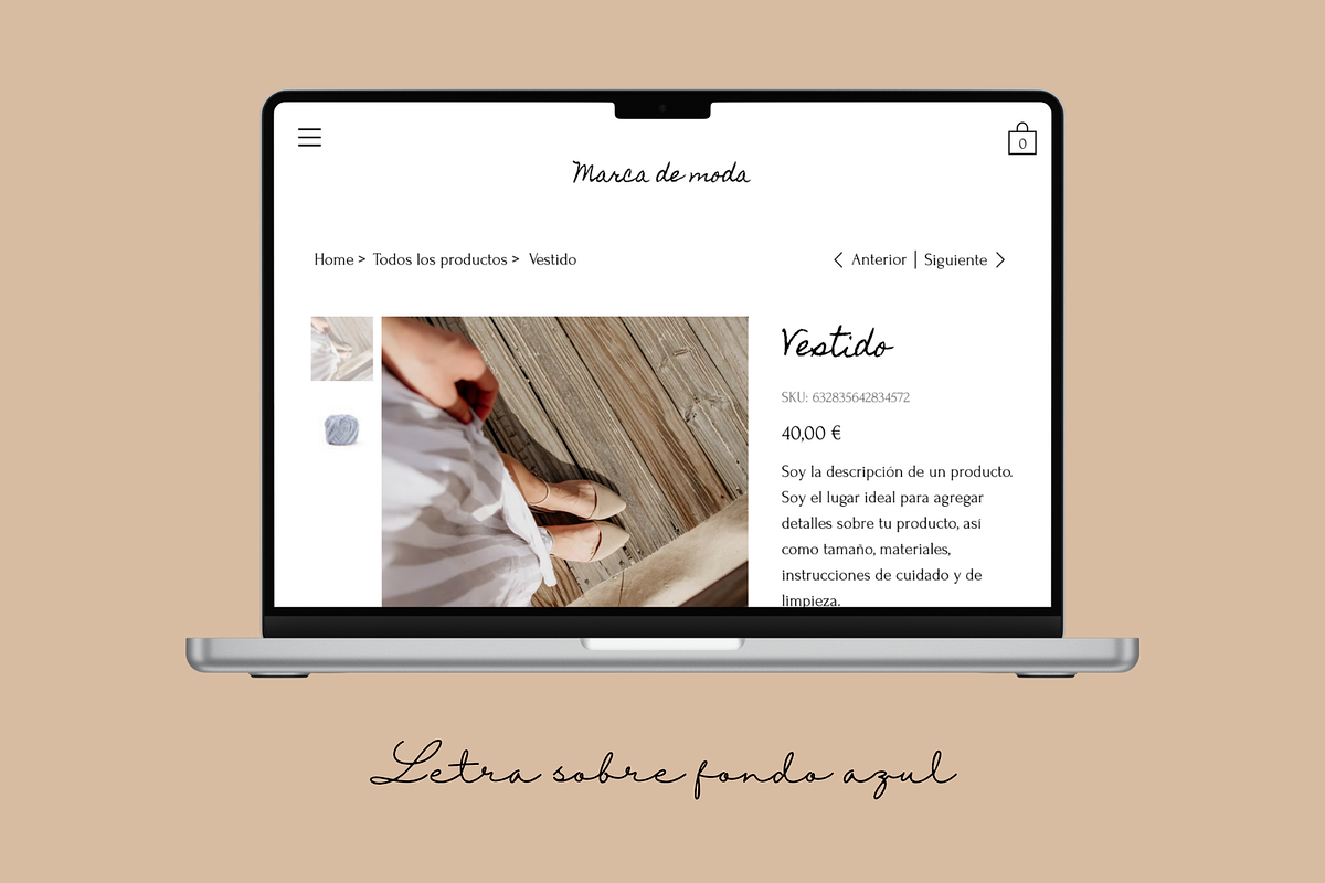 Online fashion store website preview 3