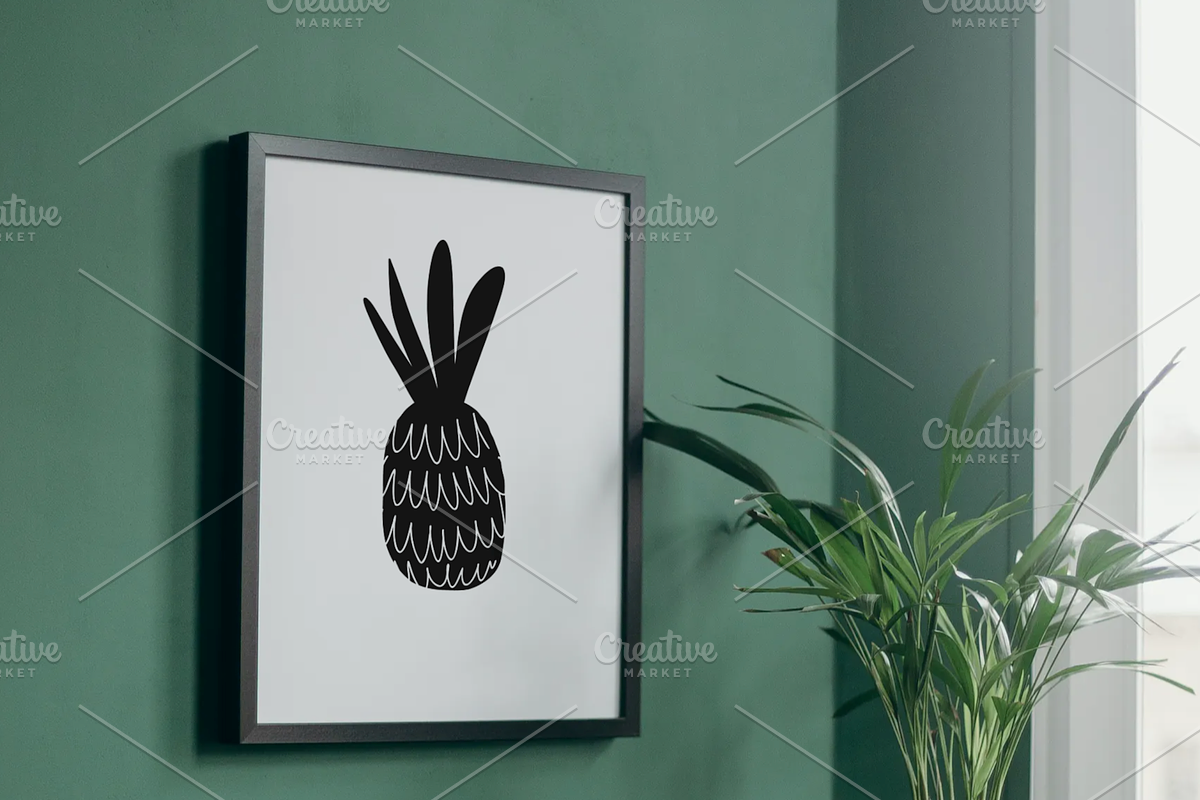 Hand drawn Pineapple Set, a Decorative Illustration by DikayaMiau (Photo 6 of 7)