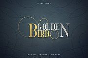 Golden Bird Serif font + Cool Extras, a Serif Font by VP Fonts (Thumbnail 1 of 13)