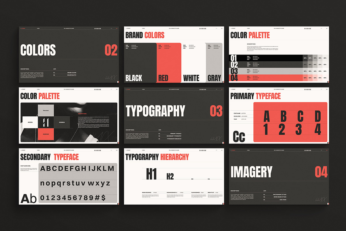 Brand Guidelines Design Template, a Presentation Template by ArtisanaAura (Photo 10 of 13)