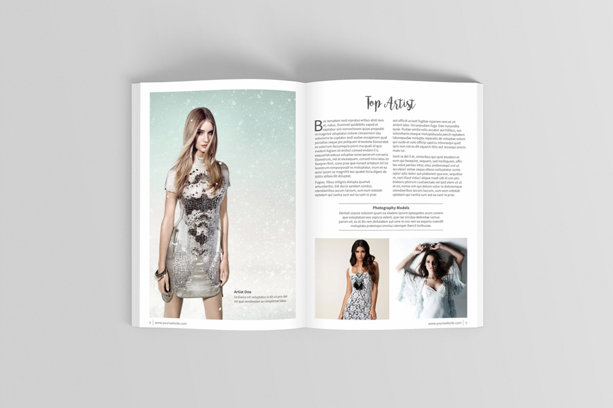 Magazine Template, a Magazine Template by BoriesBechker (Photo 4 of 18)