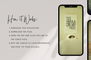 Self-Care: 10 Aesthetic Video Clips, a Social Media Template by sociallyswanky (Thumbnail 3 of 5)
