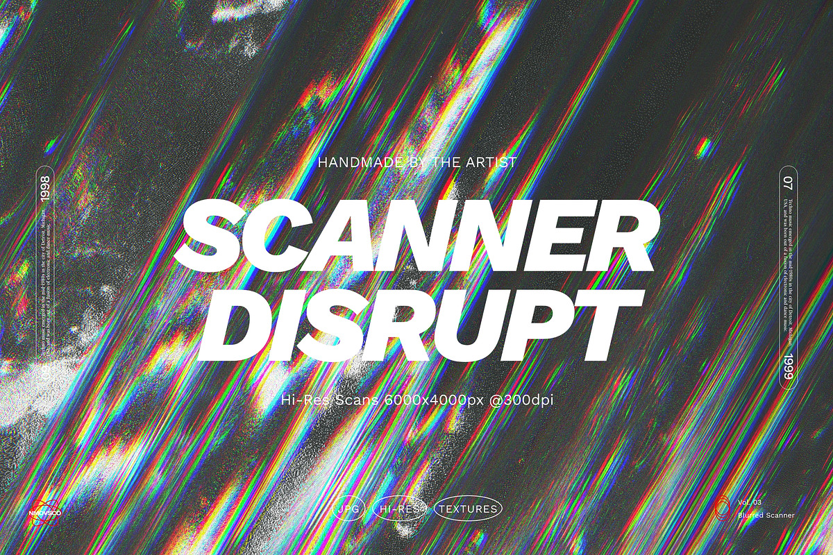 Scanner Disrupt - Hi-res Textures, a Texture Graphic by Nomad Visuals (Photo 1 of 15)