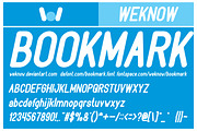 Bookmark Font, a Sans Serif Font by weknow (Thumbnail 4 of 6)