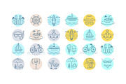 Summer collection-elements, icons, a Food Illustration by Dasha Efremova (Thumbnail 6 of 8)