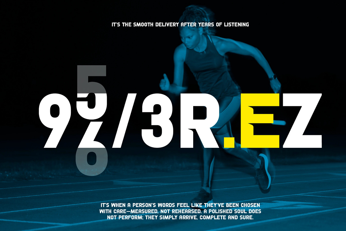 Kynetik - Bold Athletic Sans Serif, a Sans Serif Font by Brand Earth (Photo 3 of 7)