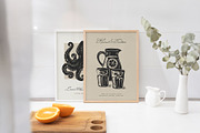 Linocut Kitchen | Poster Builder, an Object Graphic by KetteCreate (Thumbnail 16 of 16)