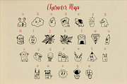 Fluffy Monsta - Cute Doodle Font, a Font by Graphiqa Studio (Thumbnail 5 of 11)