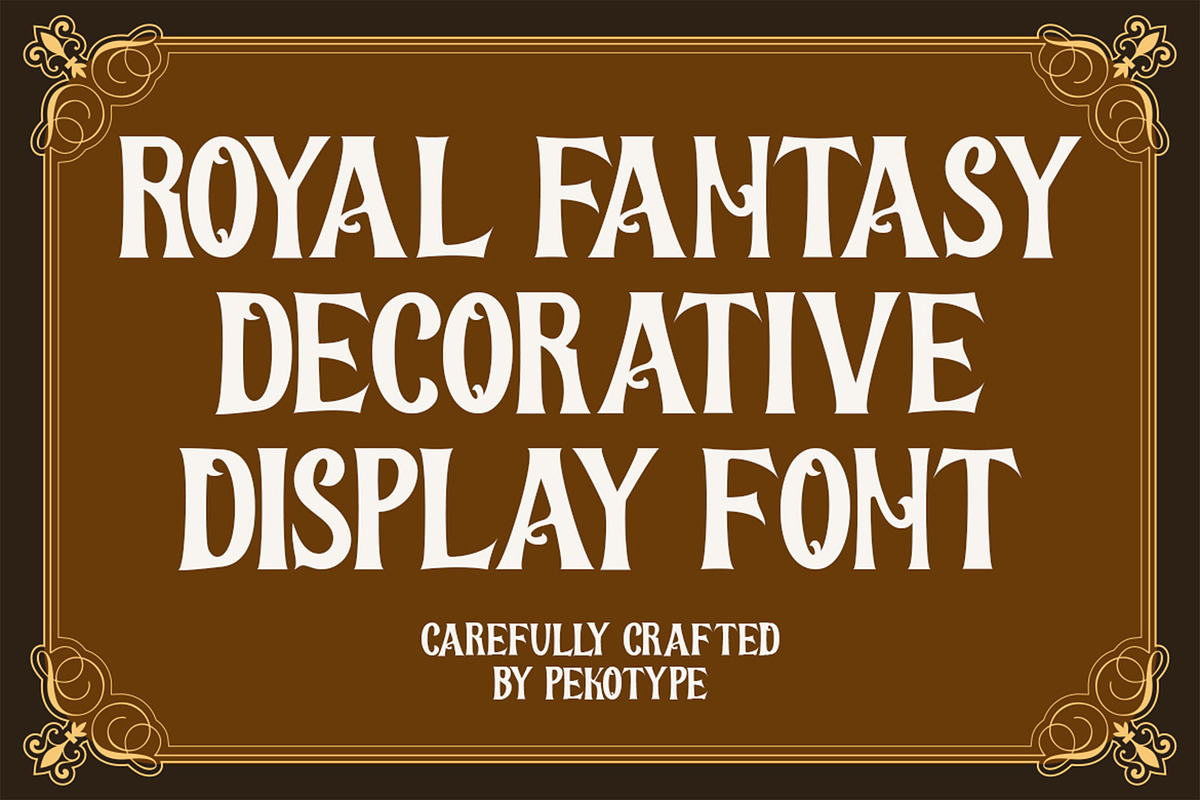 Walheim - Royal Elegant Fantasy Font, a Serif Font by Pekotype (Photo 2 of 14)