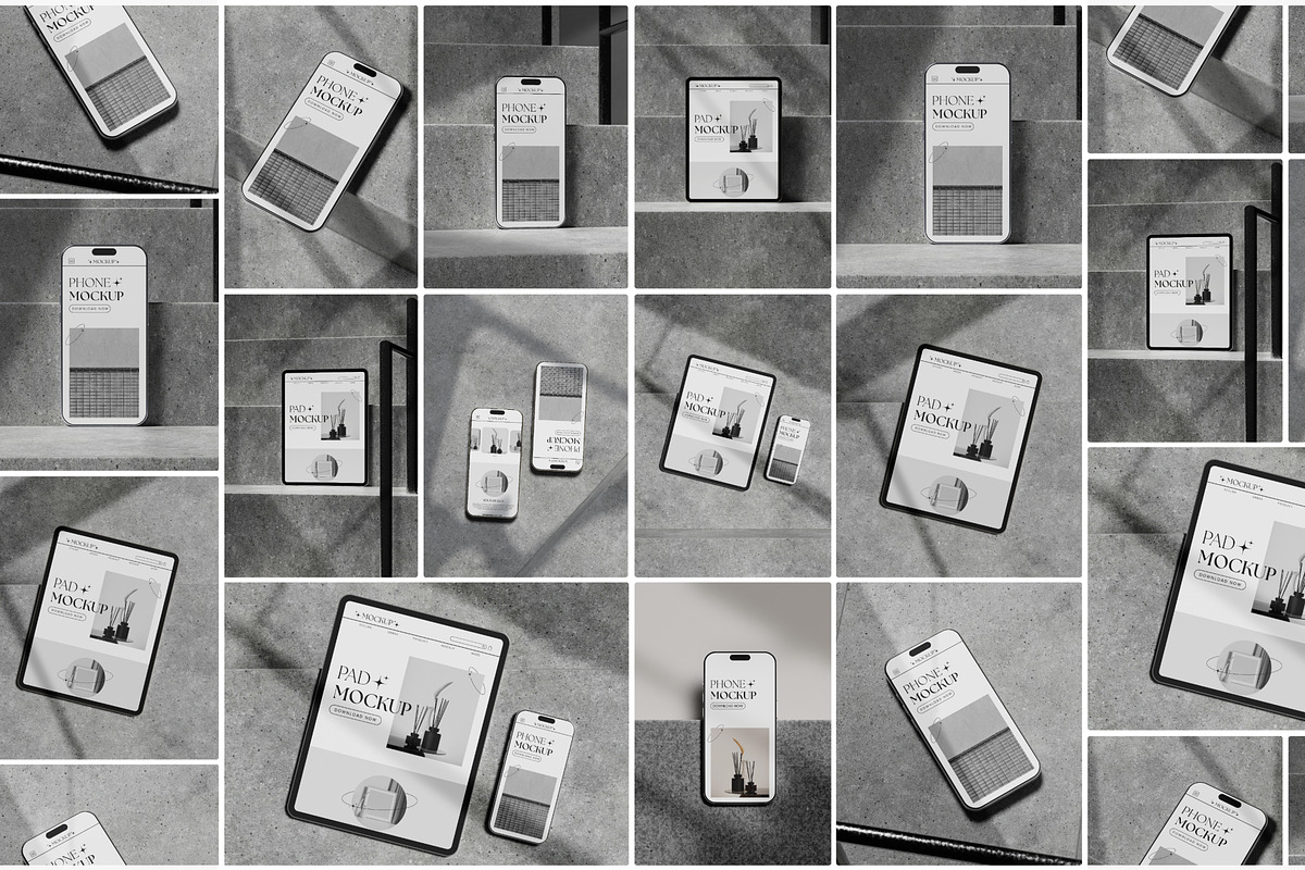Device Mockup: iPhone & iPad Pro, an iPhone Mockup by mockupocka (Photo 2 of 15)