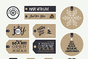Christmas and New Year’s Gift Tags, an Object Illustration by PureSolution (Thumbnail 5 of 6)