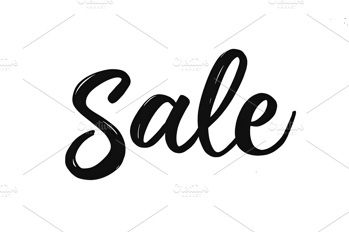 4K Sale poster, a Decorative Illustration by Elen_Art